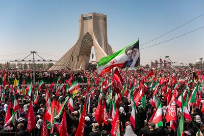 تشییع پیکر رهبر شهید در تهران