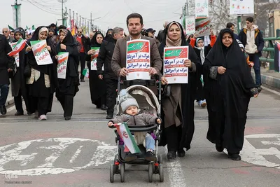 راهپیمایی ۲۲ بهمن در قزوین