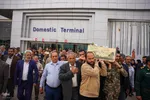 استقبال از پیکر شهید سیدعلاءالدین اسدپور‎