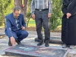 تجدید میثاق خبرنگاران و غبارروبی گلزار شهدای ملایر