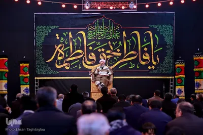 سخنرانی حجت السلام والمسلمین طائب در حسینیه اعظم زنجان