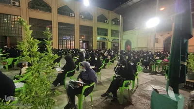 ضیافت کریمانه و مراسم شب قدر در هیأت ابوالفضلی بیرجند