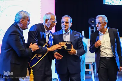 آیین نکوداشت خیّر ملی مدرسه ساز مردانی آذر‎