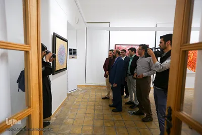 افتتاح نمایشگاه نقاشی خط ربنا