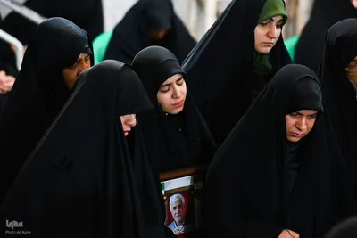 مراسم وداع با پیکر شهیدان مصطفی امینی و عبدالحسین شیخ‌کوپایی در اصفهان