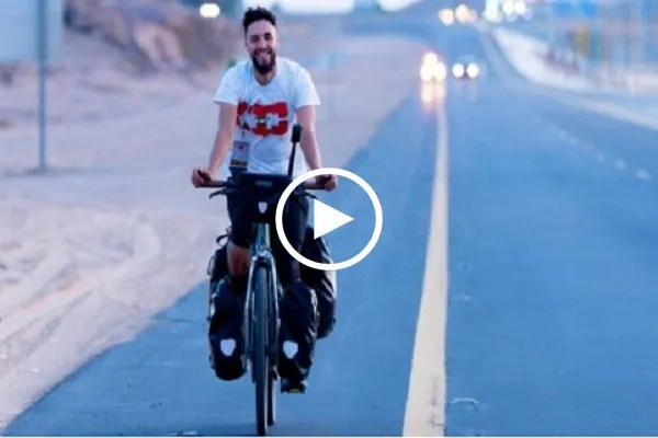 من أجل الحج..شاب بلجيكي يمضي 3 أشهر قبل الوصول إلى السعودية + فيديو