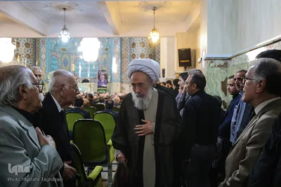مراسم ترحیم استاد محسن مظاهری
