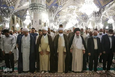 نماز عید قربان در حرم مطهر رضوی
