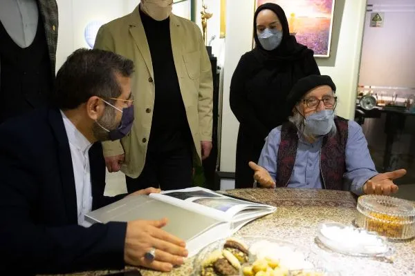 دیدار وزیر فرهنگ با «حسین محجوبی»
