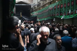 عزاداری عاشورا در چهارراه گلوبندک
