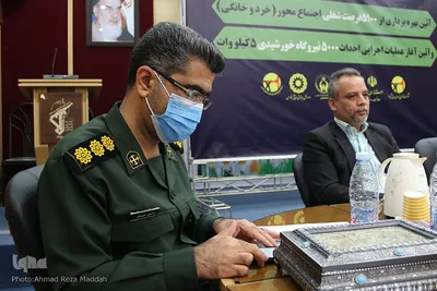 مراسم افتتاح ۵۱۰۰ فرصت شغلی با حضور رییس سازمان بسیج سازندگی کشور در فارس