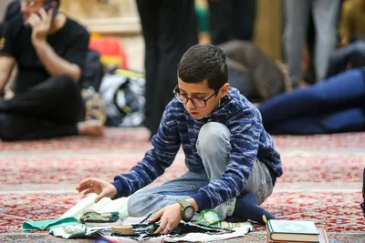 مراسم اعتکاف در مسجد جامع امام صادق (ع)