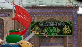 نصب کتبه‎هایی با مضامین بزرگداشت واقعه غدیر خم در حرم مطهر حسینی