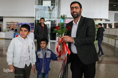  استقبال از «حسین پورکویر» در مشهد