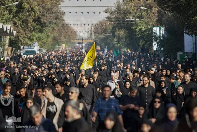 راهپیمایی جاماندگان اربعین حسینی در تهران
