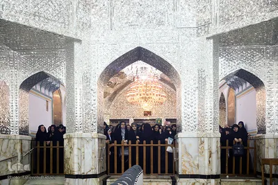 غبارروبی حرم حضرت عبدالعظیم حسنی(ع)