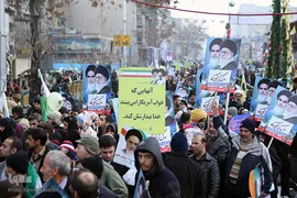 راهپیمایی یوم الله ۲۲ بهمن در تهران -۱