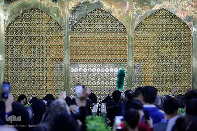 آیین بازگشایی صحن انقلاب اسلامی حرم مطهر امام رضا علیه‌السلام