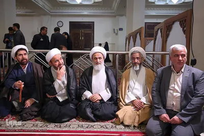 مراسم بزرگداشت آیت‌الله ربانی شیرازی در حرم مطهر