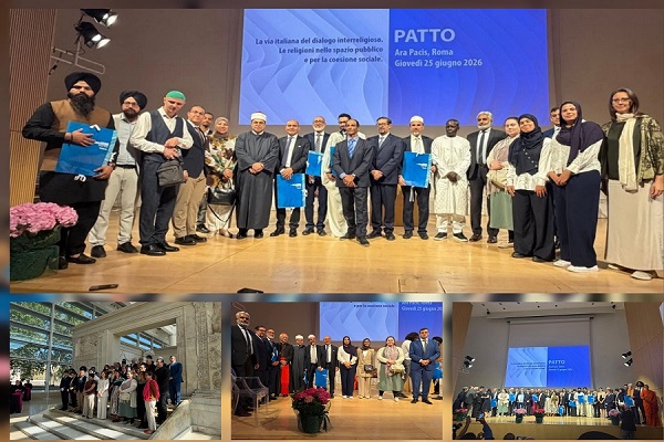 L’Italie adopte sa première Charte nationale du dialogue interreligieux