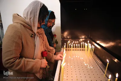 مراسم آغاز سال نو میلادی در کلیسای مریم مقدس تهران