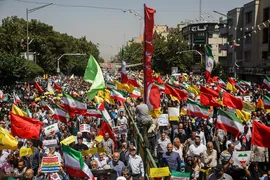 راهپیمایی «جمعه خشم و نصر» در تهران