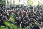 مراسم عزاداری اباعبدالله الحسین(ع) در مزار شهدای گمنام همدان‎