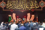 قرائت خطبه فدکیه و عرض تسلیت هیات مذهبی به حضرت شاهچراغ (ع)