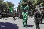 آیین نمادین حرکت کاروان حسینی و شبیه‌خوانی عاشورای حسینی در اهر