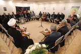 تجدید میثاق دانشگاهیان قم با شهید علی لاریجانی