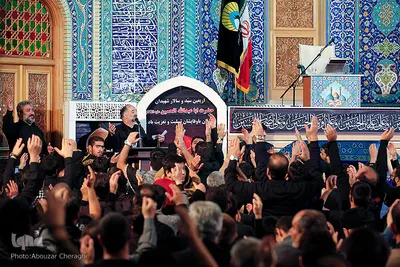 مراسم عزاداری ظهر اربعین در آستان حضرت عبدالعظیم(ع)