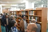 بازدید اعضای جلسه تفسیر استان یزد از کتابخانه تخصصی قرآن یزد