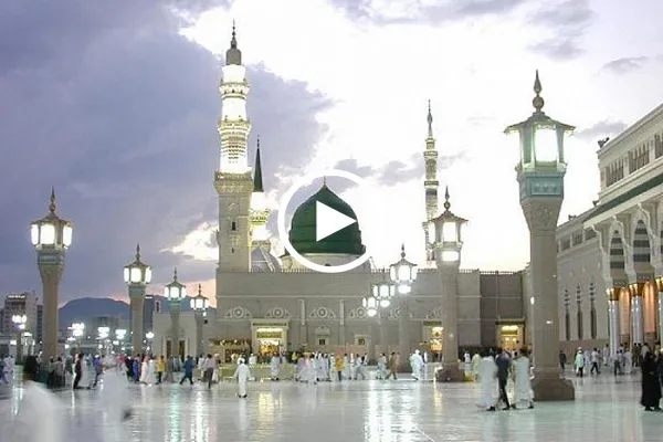 تألق نور النبوة والإمامة في المدينة المنورة + فيديو