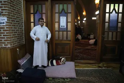 مراسم معنوی اعتکاف در تبریز