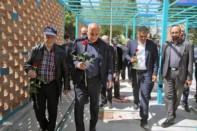 ادای احترام جامعه کلیمیان شیراز به شهدای جنگ رمضان