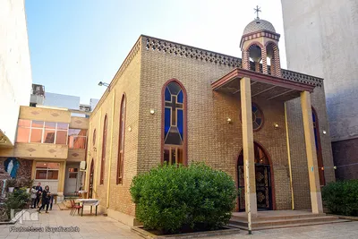 مراسم نیایش روز میلاد حضرت مسیح(ع) در کلیسای ارامنه اهواز