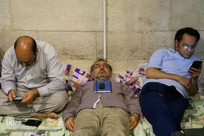مراسم اعتکاف دانشجویی در دانشگاه تهران
