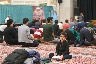 مراسم اعتکاف در مسجد جامع امام صادق (ع)