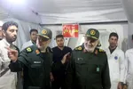 بازدید سردار سلامی از بیمارستان صحرایی یادمان شهدای هویزه