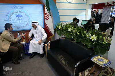 مهمانان غرفه ایکنا در دومین روز نمایشگاه مطبوعات