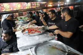 تردد شبانه زوار در مرز شلمچه