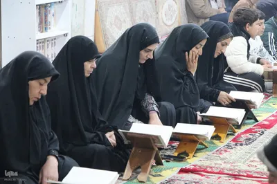 محفل انس با قرآن به یاد شهدای اقتدار در ملایر ‎