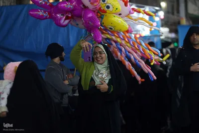 آذین‌بندی قدیمی‌ترین محله تهران در نیمه شعبان