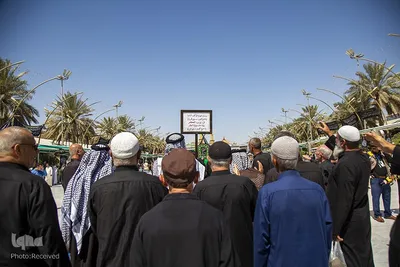 مراسم سوگواری شهادت امام صادق در حرم حضرت عباس (عليه السلام)