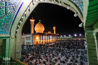 مراسم احیای شب بیست و یکم ماه رمضان در حرم شاهچراغ (ع)