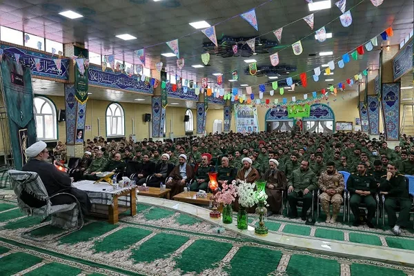 حضور امام جمعه تبریز در مرکز آموزشی سیدالشهدا (ع) نیروی زمینی سپاه