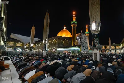 شب ولادت امیرالمؤمنین (ع) در حرم مطهر علوی