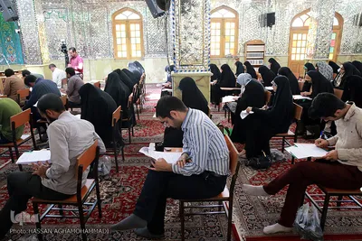 مرحله استانی بخش معارفی چهل و یکمین دوره مسابقات سراسری قرآن کریم در آستان مقدس امامزاده حسن(ع) تهران
