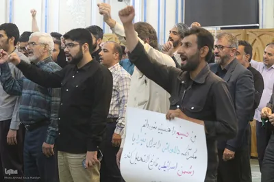 مراسم بزرگداشت شهید سیدحسن نصرالله در دانشگاه شیراز‎