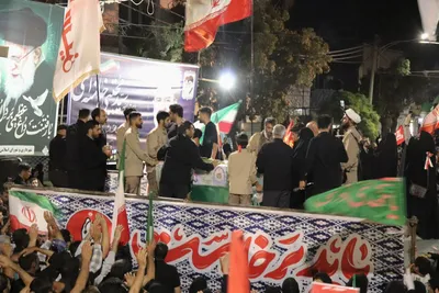 وداع ملایری‌ها با شهید علیرضا فتحی